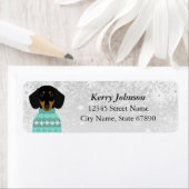 Dachshund Return Address Labels (Insitu)