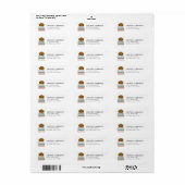 Dachshund Return Address Labels (Full Sheet)