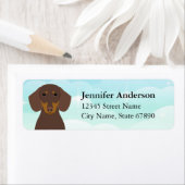 Dachshund Return Address Labels (Insitu)