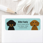 Dachshund Return Address Labels (Insitu)