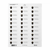 Dachshund Return Address Labels (Full Sheet)