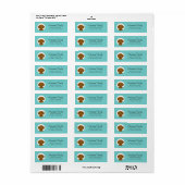 Dachshund Return Address Labels (Full Sheet)