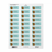 Dachshund Return Address Labels (Full Sheet)