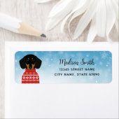 Dachshund Return Address Labels (Insitu)