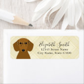 Dachshund Return Address Labels (Insitu)