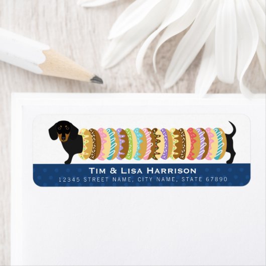 Dachshund Return Address Labels (Insitu)