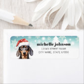 Dachshund Return Address Labels (Insitu)