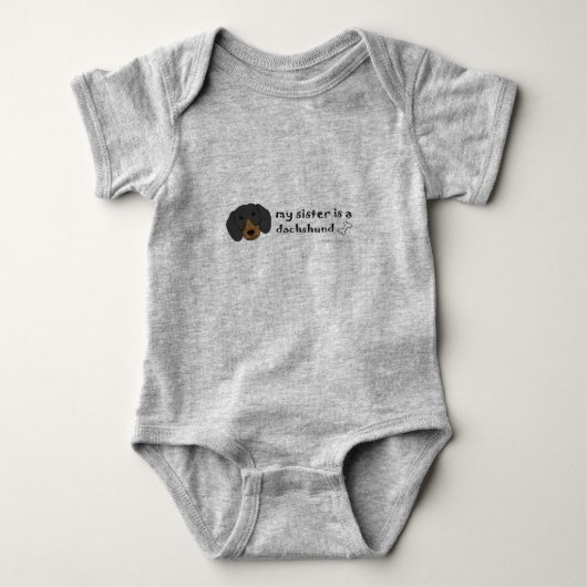 dachshund romper (Voorkant)