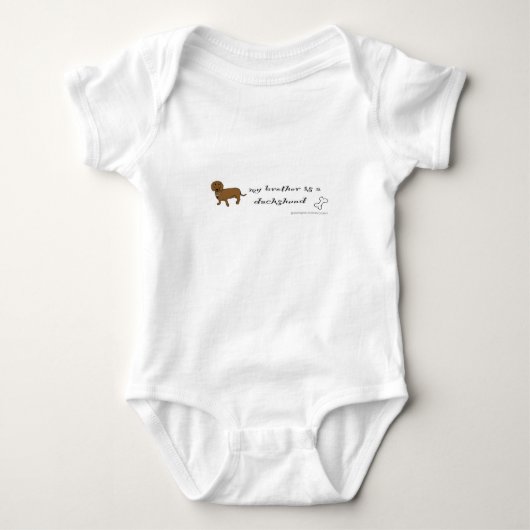 dachshund romper (Voorkant)
