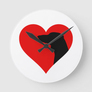 Dachshund Ronde Klok