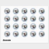 Dachshund Ronde Stickers (Vel)