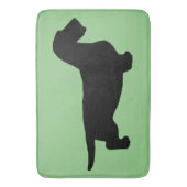 Dachshund Rough Hair - Silhouette 1 Badmat (Voorkant Verticaal)