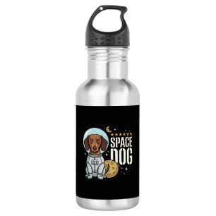 Dachshund Ruimtedachshond Astronaut Vector Waterfles