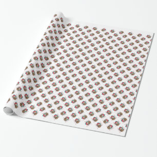 Dachshund Santa Paws Cadeaupapier