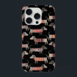 Dachshund Saucisse Chien foncé<br><div class="desc">Mignonne petite saucisse Dachshund ou des chiens édulcorés en laine. Parfait pour les amoureux de les chiens,  les mamans à chiens,  les papas à chiens et les marcheurs de chiens. Art original de Nic Squirrell.</div>