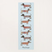 Dachshund Sause Dog - Aangepast Yogamat (Achterkant)