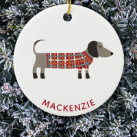 Dachshund Sause Dog Aangepaste naam