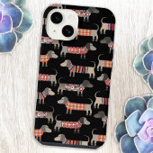 Dachshund Sause Dog Dark iPhone Hoesje