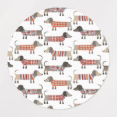 Dachshund Sause Dog Labels (Design 1)