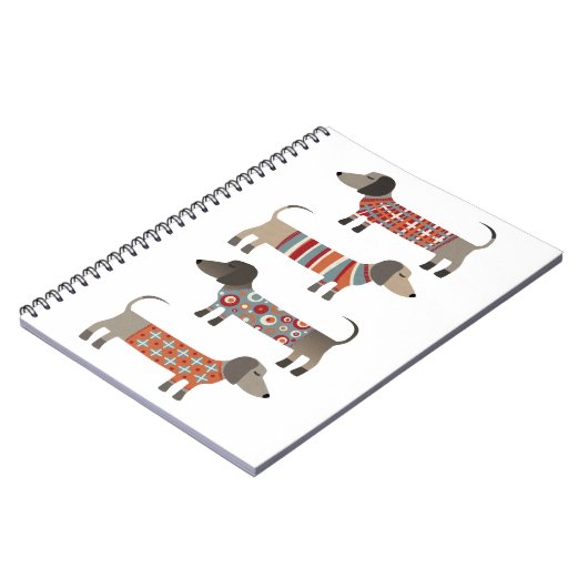 Dachshund Sause Dog Notitieboek (Linkerzijde)