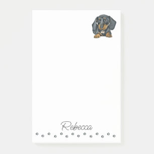 Dachshund Sause Dog Personalized Post-it Notes