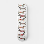 Dachshund Sause Dog Skateboard (Voorkant)