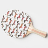 Dachshund Sause Dog Tafeltennisbatje (Zijkant)