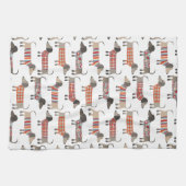 Dachshund Sause Dog Theedoek (Horizontaal)