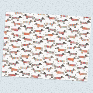 Dachshund Sause Dog Tissuepapier
