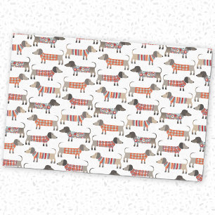 Dachshund Sause Dog Tissuepapier