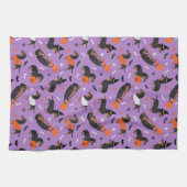 Dachshund Serviette de cuisine Halloween (Horizontal)