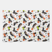 Dachshund Serviette de cuisine Halloween (Horizontal)