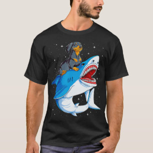 Dachshund Shark Kinder Boys Mannen Space Galaxy Ja T-shirt