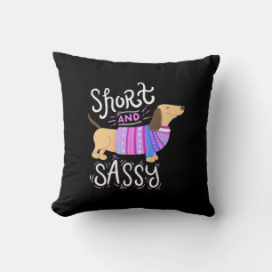 Dachshund Short en Sassy Kussen