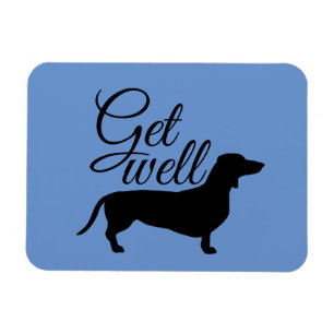 Dachshund Short Hair - Silhouette 1 Magneet