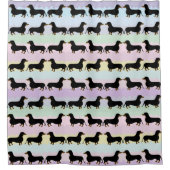 Dachshund Shower Curtain Douchegordijn (Voorkant)