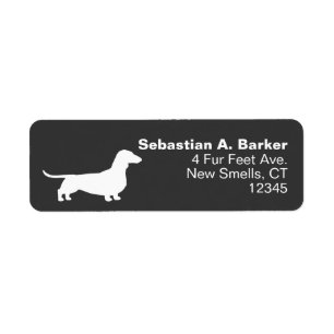 Dachshund Silhouette   Adres Wiener Dog Etiket
