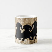 Dachshund Silhouette Mok (Center)