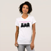 Dachshund Silhouette T-Shirt (Voorkant volledig)