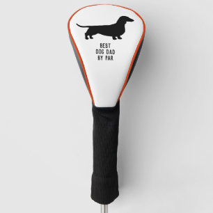 Dachshund Silhouette Wiener Hond gepersonaliseerd Golfheadcover