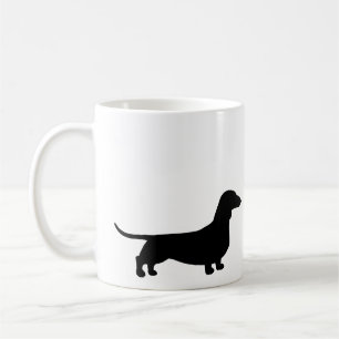 Dachshund Silhouettes Wiener Hondenliefhebber Koffiemok
