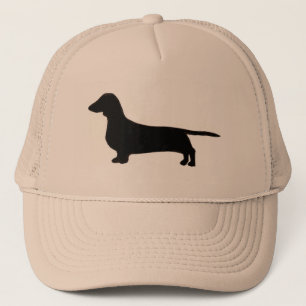 dachshund silo black.png trucker pet