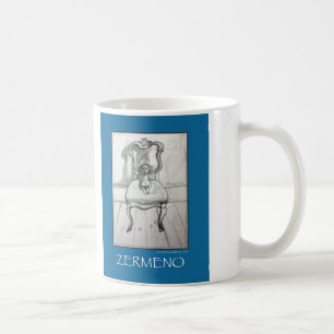 Dachshund Sketch van Zermeno Koffiemok