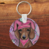 Dachshund Sleutelhanger (Voorkant)