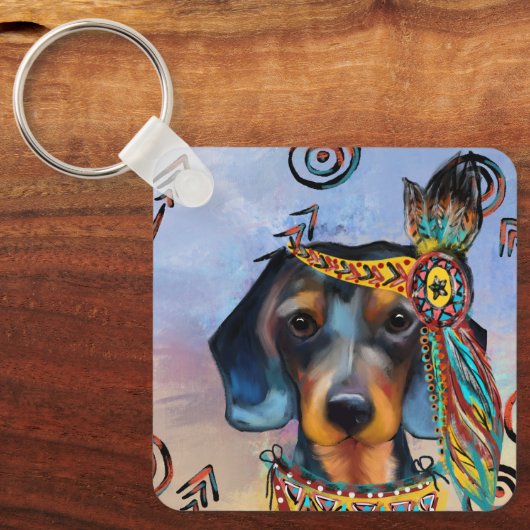 DACHSHUND SLEUTELHANGER (Voorkant)