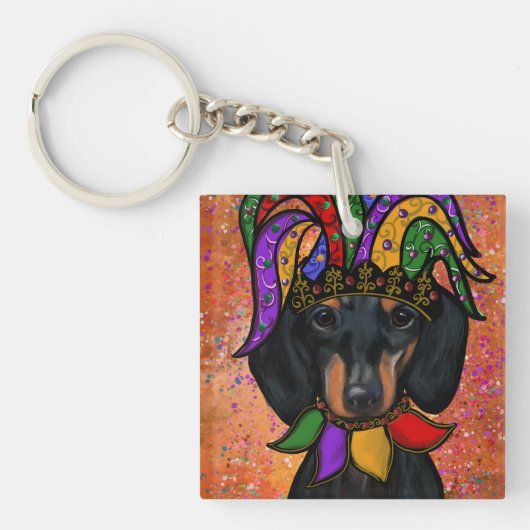 DACHSHUND SLEUTELHANGER (voorkant)
