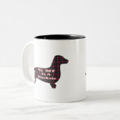Dachshund Smooth BFF Mug (Devant gauche)