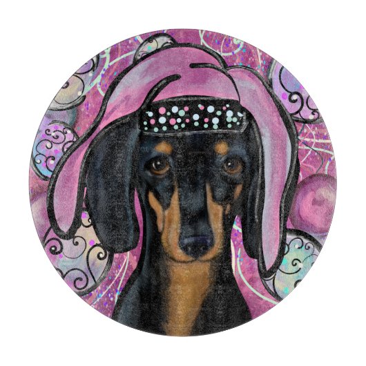 DACHSHUND SNIJPLANK (Voorkant)