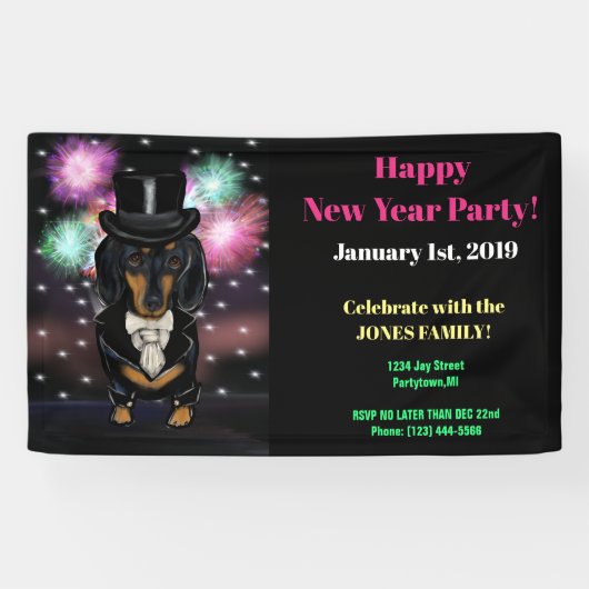 Dachshund Spandoek (Horizontaal)