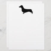 Dachshund Stationery (Voorkant / Achterkant)